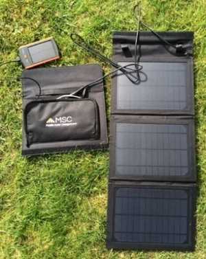 MSC 15w Solar Panel charger and Travel charger MSC 15w Solar Panel charger and Travel charger