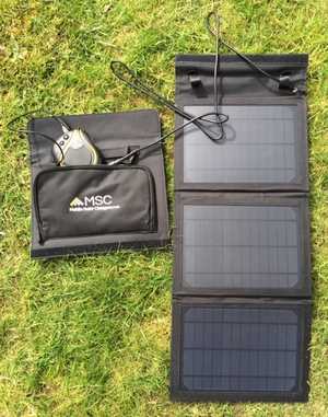 MSC Aqua Trek 6600mAh 15w Solar charger MSC Aqua Trek 6600mAh 15w Solar charger