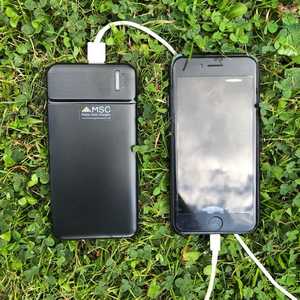 MSC 10Ah charging iPhone   MSC 10Ah charging iPhone