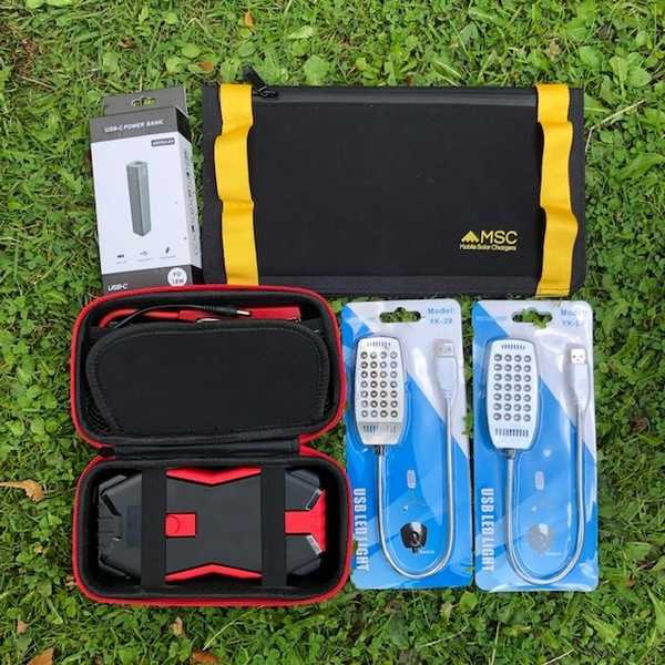 MSC 10Ah Overland Jumper, 13W Solar & 10Ah Power Bank USB LEDs £15 saving