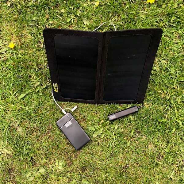 MSC 13W Premium SunPower 5V dual USB Folding Solar Panel Charger
